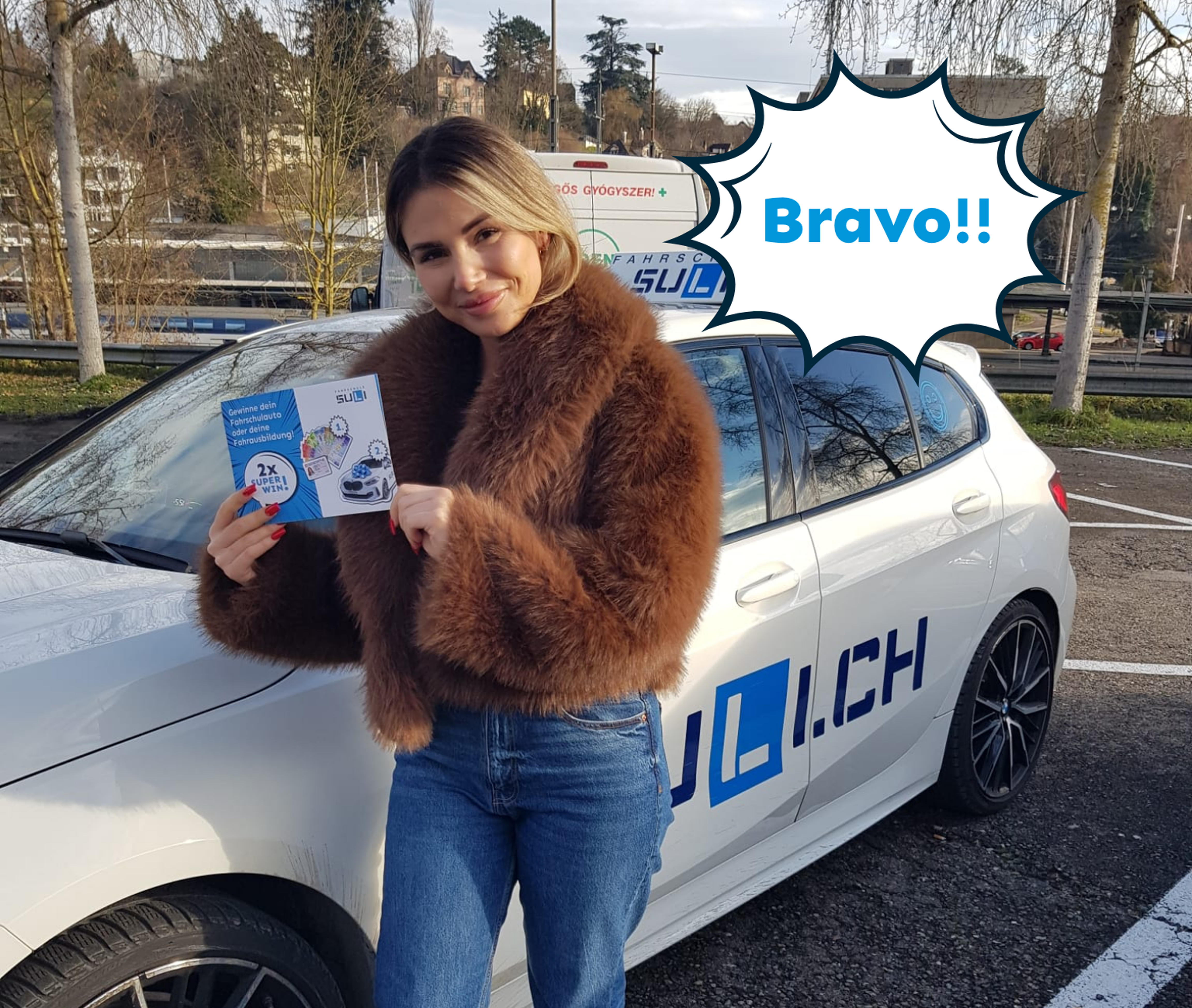 Gewinnerin des Dezember-Wettbewerbs der Fahrschule SULI