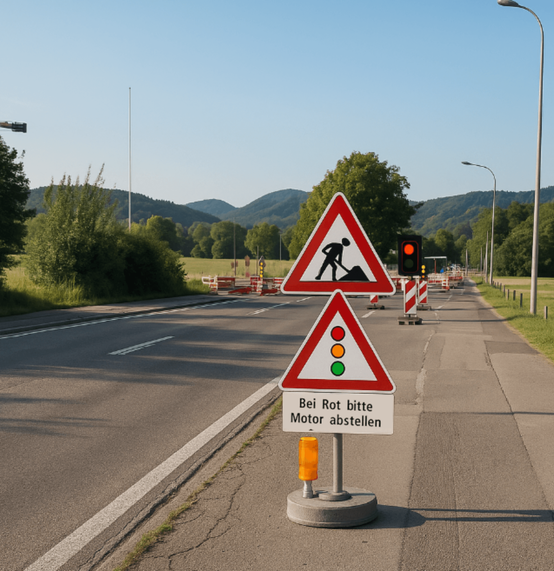 Lichtsignale richtig deuten – auch bei Baustellen