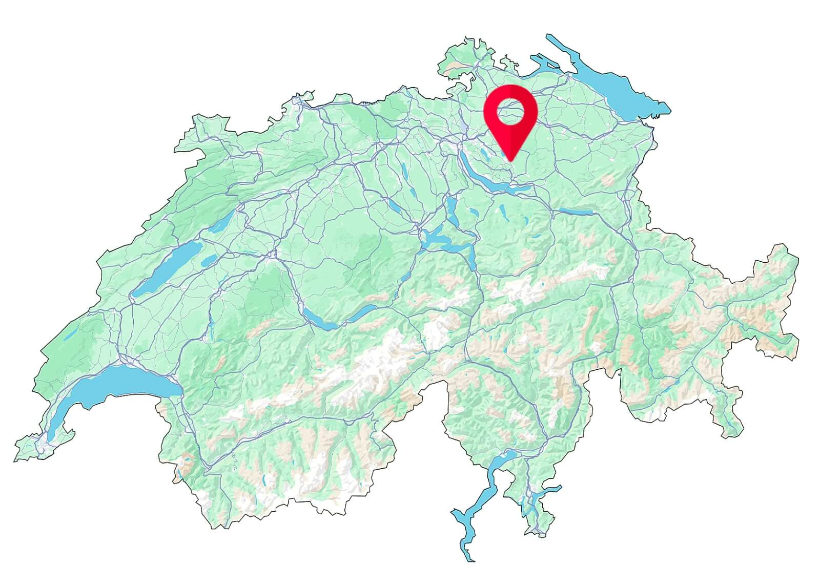 Fahrschule SULI in Hinwil – zentral im Zürcher Oberland gelegen, einfach erreichbar mit ÖV oder Auto für deinen Fahrunterricht.