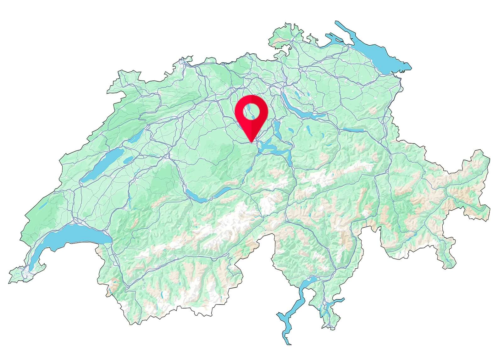 Standort der Fahrschule SUI in Kriens, gelegen – professionelle Ausbildung in Theorie und Praxis.