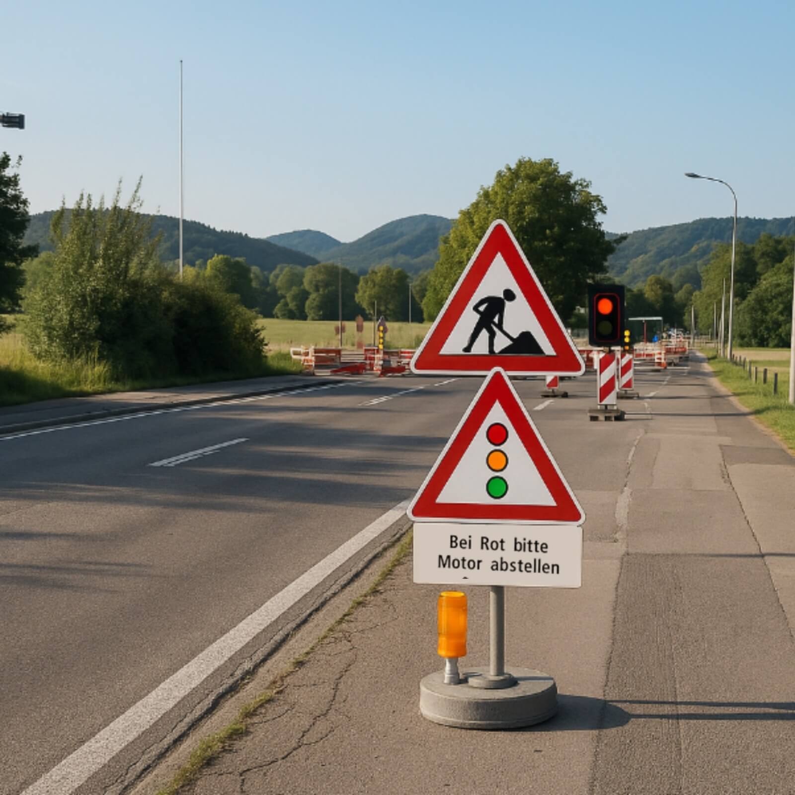 Lichtsignale richtig deuten – auch bei Baustellen