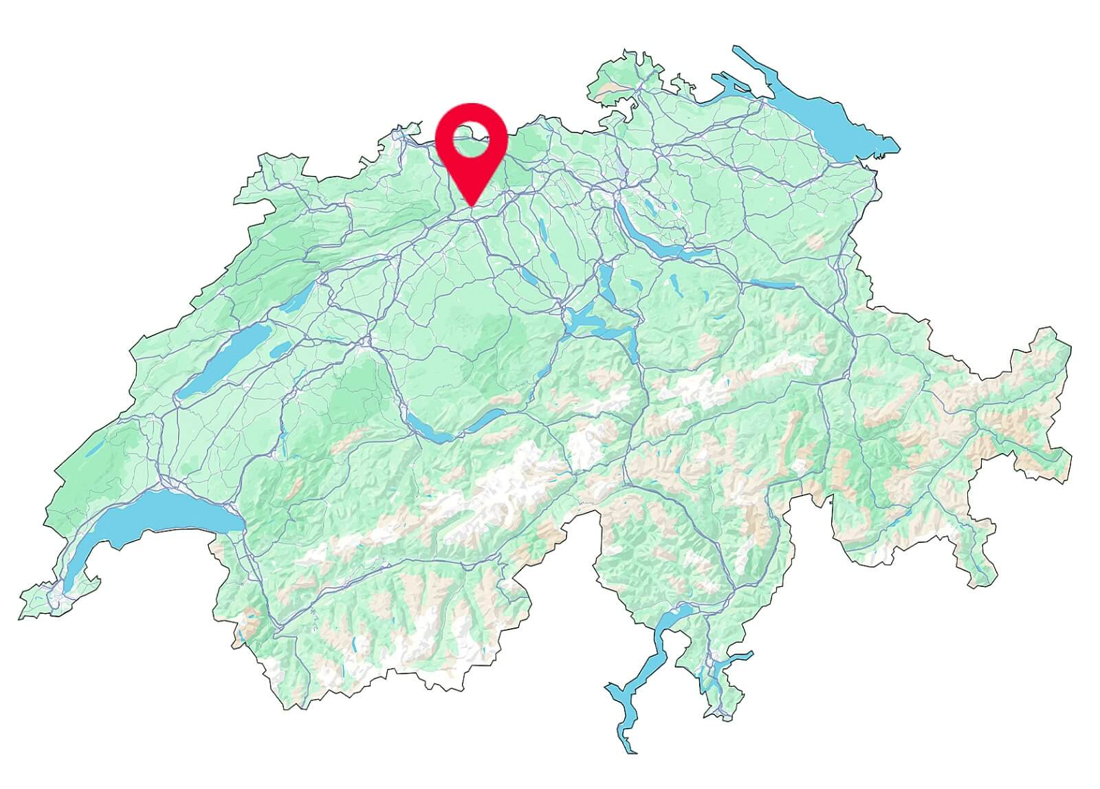 Fahrschule SULI in Olten – zentral gelegen zwischen Zürich, Bern und Basel, ideal erreichbar mit Zug oder Bus.