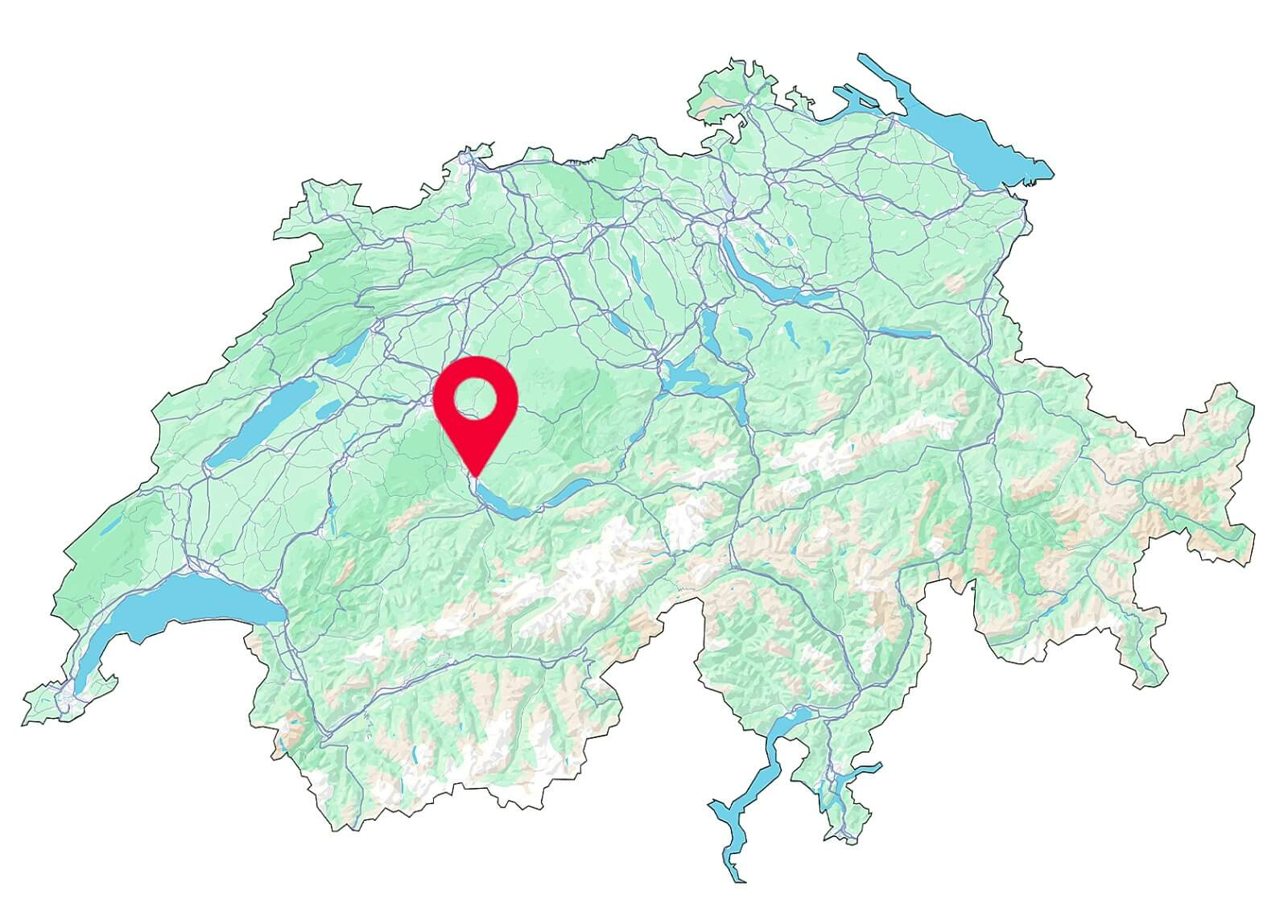 Fahrschule SULI in Thun – zentral gelegen und bequem mit öffentlichen Verkehrsmitteln erreichbar für deinen Fahrunterricht.